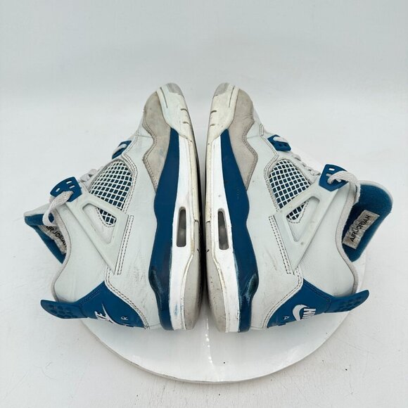 Nike Air Jordan 4 Retro Youth Size 7Y Women 8.5 HF4281 141 Industrial Blue Shoes - Picture 6 of 11